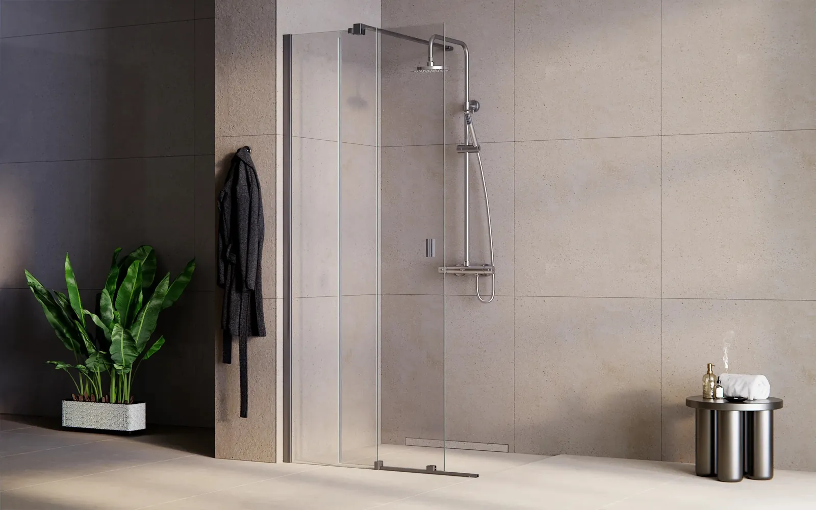 Besco walk-in shower enclosure