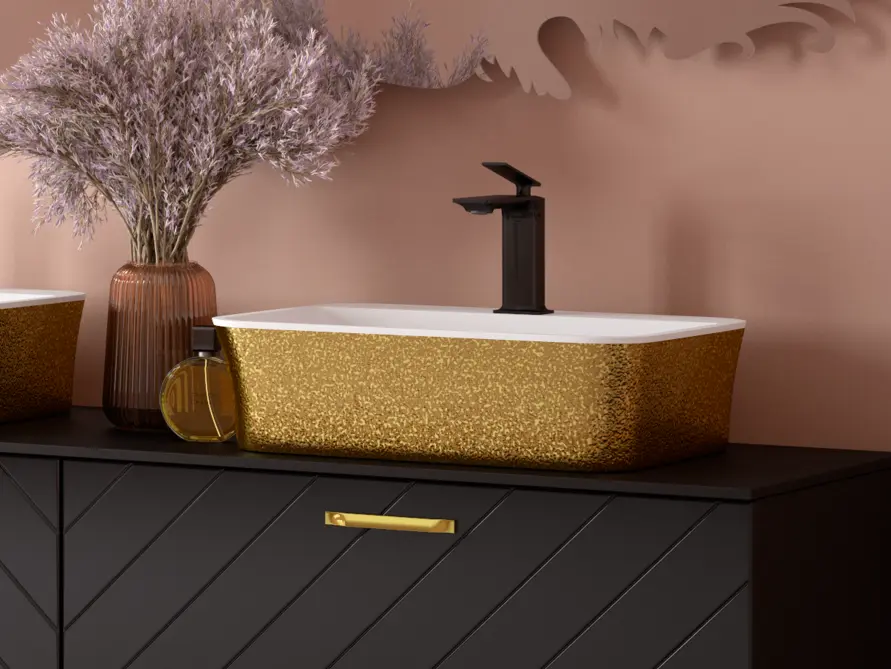 Countertop Basins Glam Gold